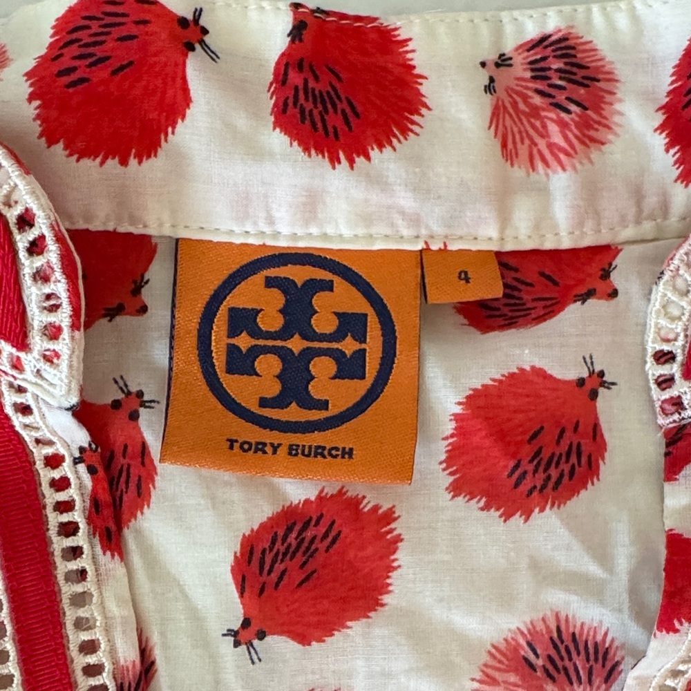 Tory Burch Red and White Tunic - Picture 3 of 6